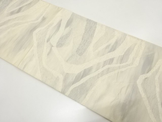 JAPANESE KIMONO / FUKURO OBI / WOVEN ABSTRACT PATTERN 